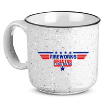 Fireworks Director If I Run You Run 15oz Campfire Ceramic Mug