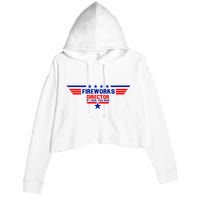 Fireworks Director If I Run You Run Crop Fleece Hoodie