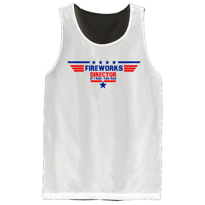 Fireworks Director If I Run You Run Mesh Reversible Basketball Jersey Tank