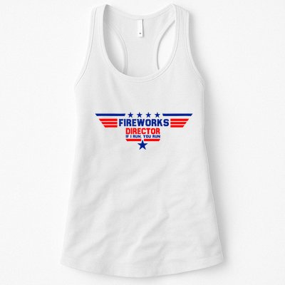 Fireworks Director If I Run You Run Womens Tank Top