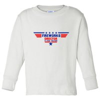 Fireworks Director If I Run You Run Toddler Long Sleeve Shirt