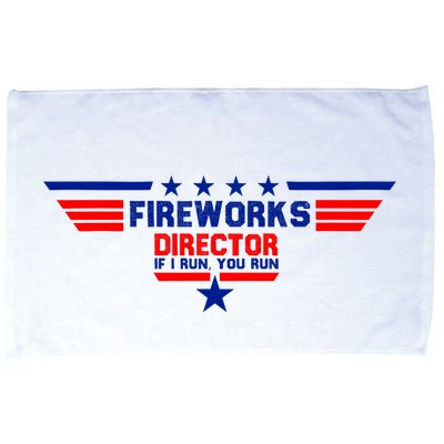 Fireworks Director If I Run You Run Microfiber Hand Towel