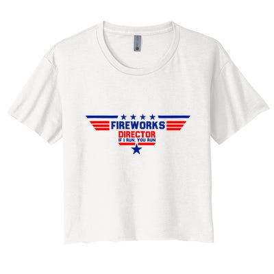 Fireworks Director If I Run You Run Crop Top