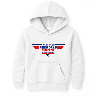 Fireworks Director If I Run You Run Kids Hoodie