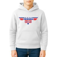 Fireworks Director If I Run You Run Kids Hoodie