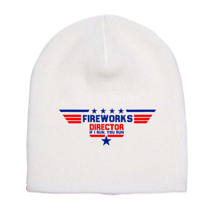 Fireworks Director If I Run You Run Short Acrylic Beanie