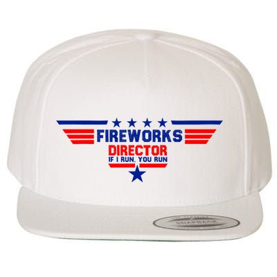 Fireworks Director If I Run You Run Wool Snapback Cap