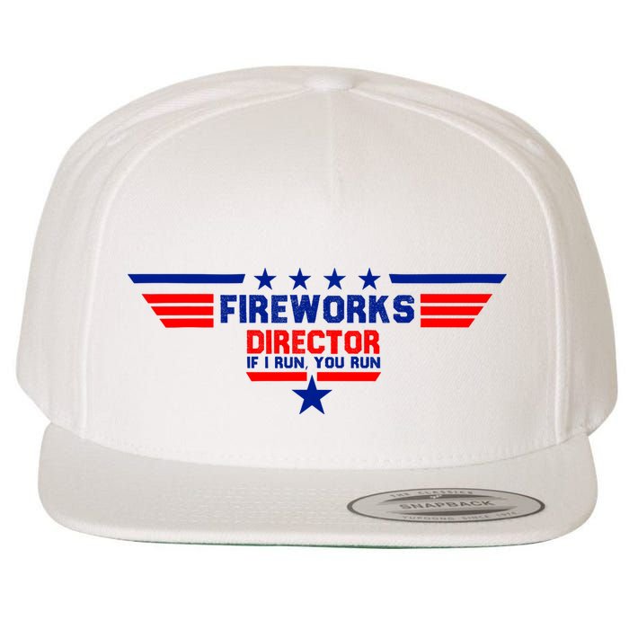 Fireworks Director If I Run You Run Wool Snapback Cap