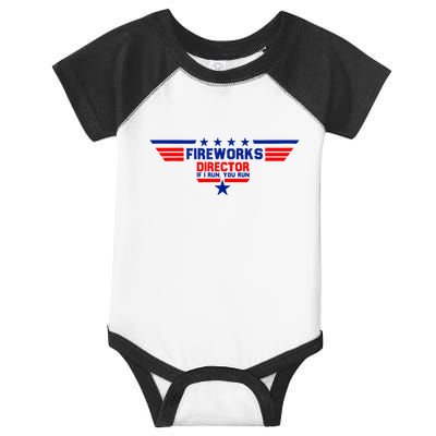 Fireworks Director If I Run You Run Infant Baby Jersey Bodysuit