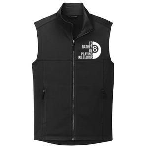 Father's Day I'd Rather Be Playing Billiards Perfect 8 Ball Gift For Dad Collective Smooth Fleece Vest