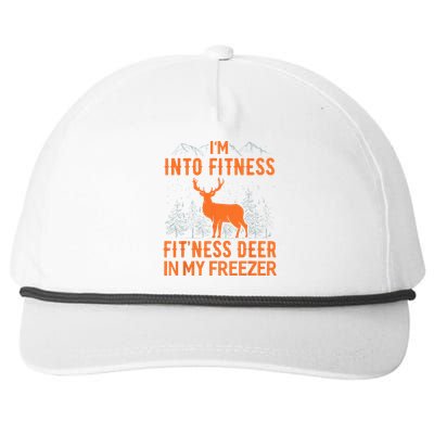 Fitness Deer in my Freezer Deer Deer Hunting Snapback Five-Panel Rope Hat