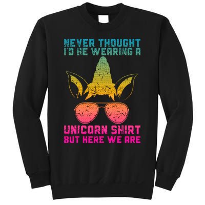 Fathers Day I Wear A Unicorn Dadacorn Sweatshirt