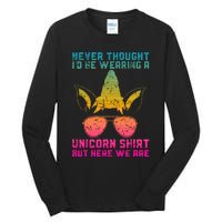 Fathers Day I Wear A Unicorn Dadacorn Tall Long Sleeve T-Shirt