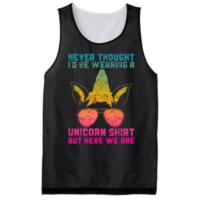 Fathers Day I Wear A Unicorn Dadacorn Mesh Reversible Basketball Jersey Tank