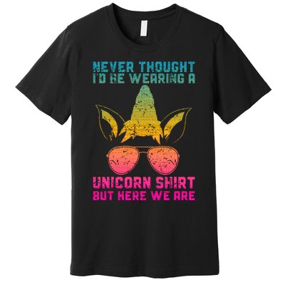 Fathers Day I Wear A Unicorn Dadacorn Premium T-Shirt