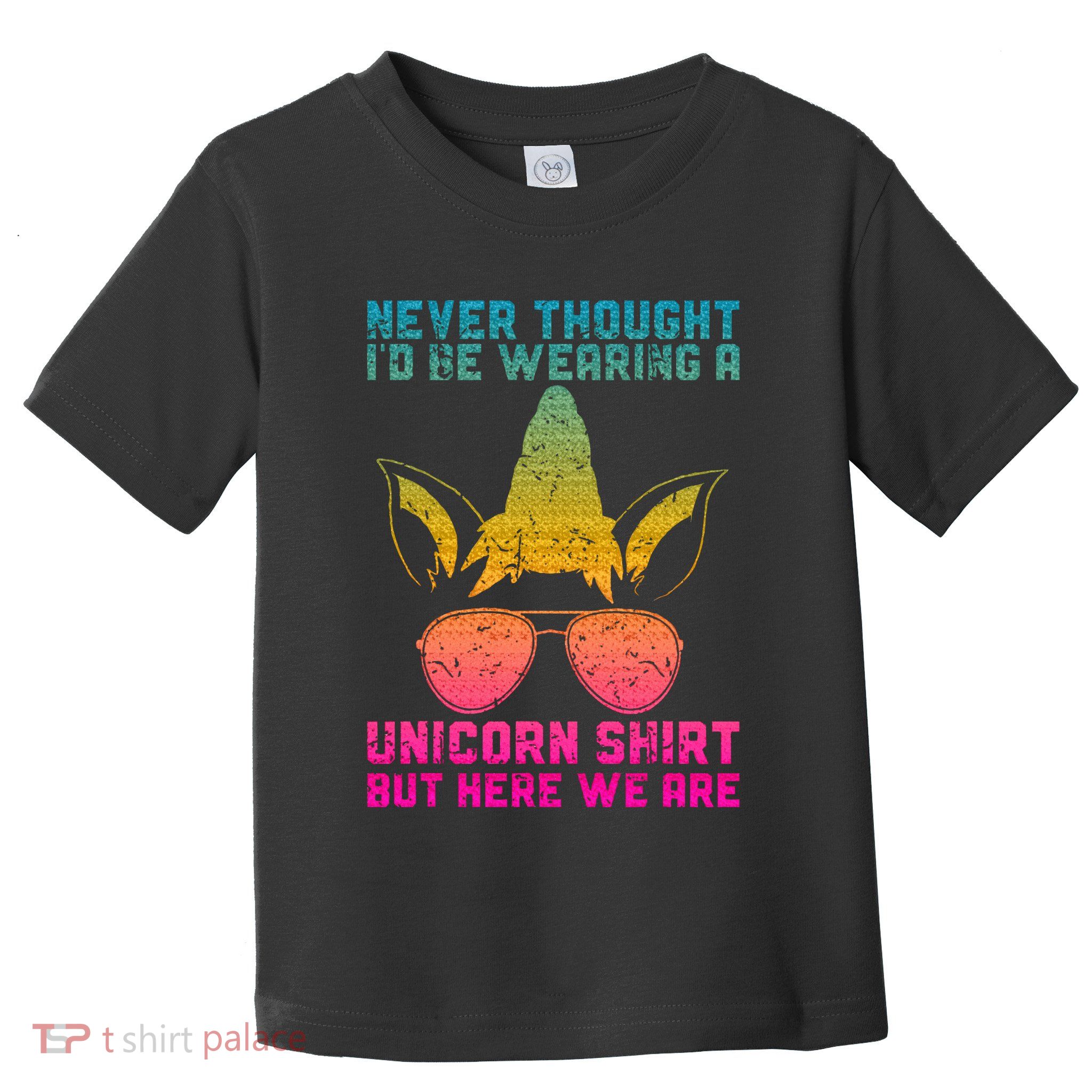 Fathers Day I Wear A Unicorn Dadacorn Toddler T-Shirt