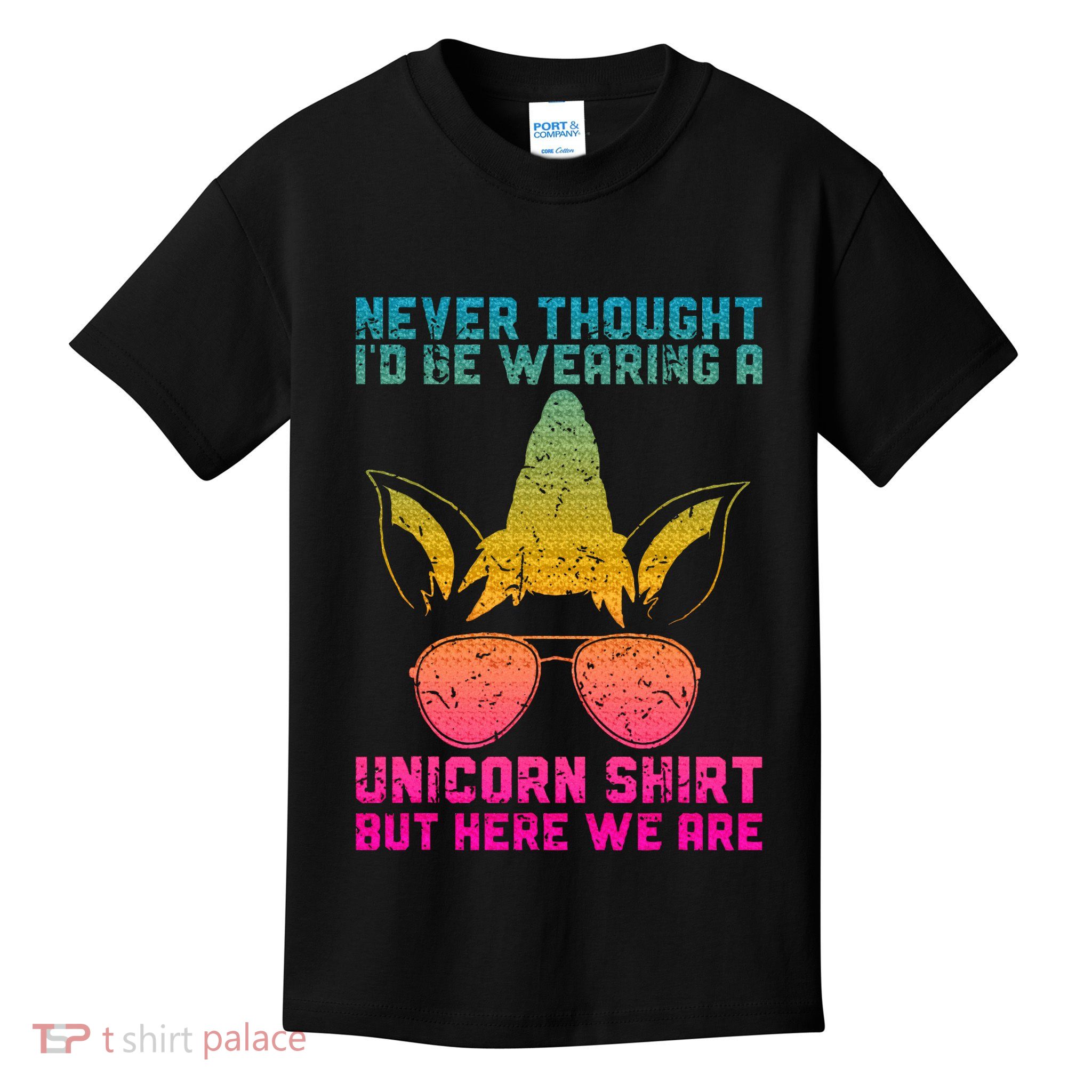 Fathers Day I Wear A Unicorn Dadacorn Kids T-Shirt