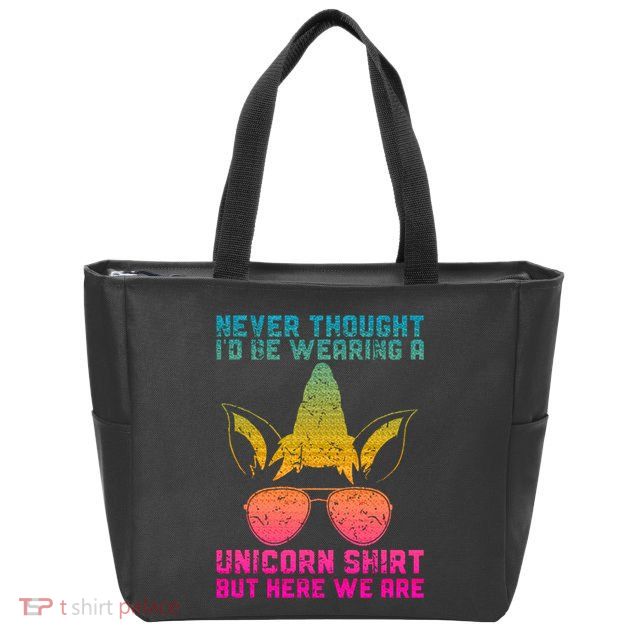 Fathers Day I Wear A Unicorn Dadacorn Zip Tote Bag