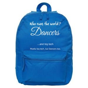 Funny Dancer I Love To Dance Gift 16 in Basic Backpack