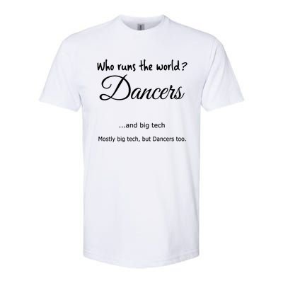 Funny Dancer I Love To Dance Gift Softstyle® CVC T-Shirt