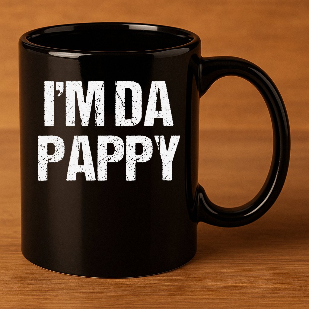 Fathers Day I'M Da Pappy Grandpappy Fathers Day Present 11oz C Handle Ceramic Mug