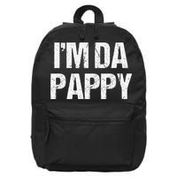 Fathers Day I'M Da Pappy Grandpappy Fathers Day Present 16 in Basic Backpack