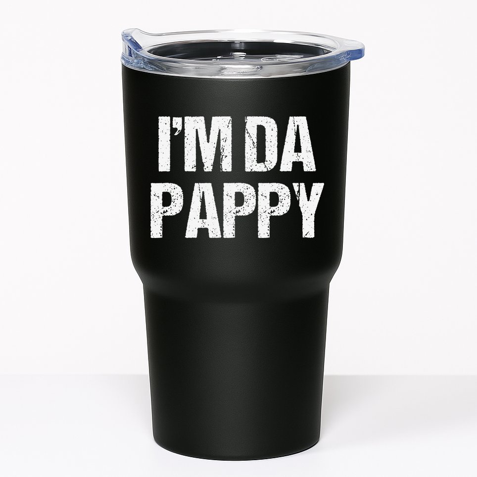 Fathers Day I'M Da Pappy Grandpappy Fathers Day Present Tumbler