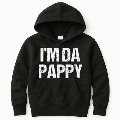 Fathers Day I'M Da Pappy Grandpappy Fathers Day Present Kids Hoodie