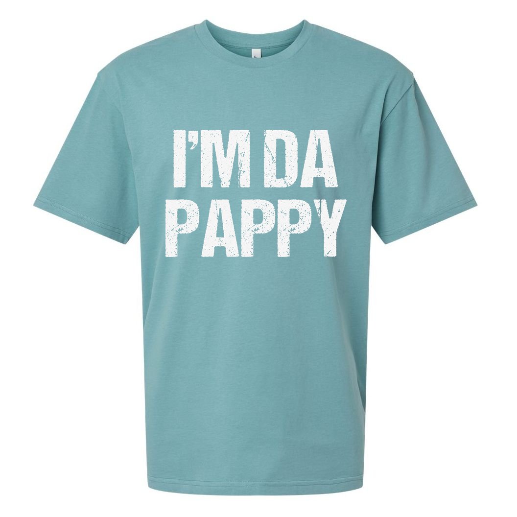 Fathers Day I'M Da Pappy Grandpappy Fathers Day Present Sueded Cloud Jersey T-Shirt