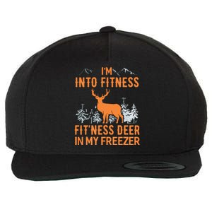 Fitness Deer In My Freezer Shirts Deer Hunting Wool Snapback Cap