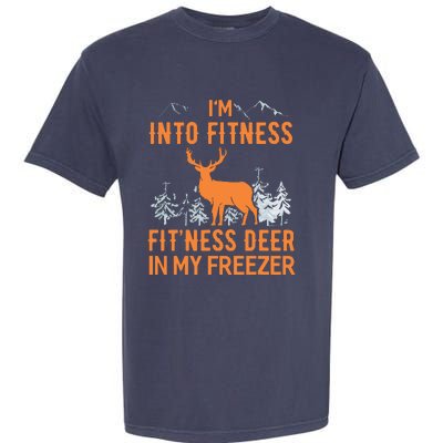 Fitness Deer In My Freezer Shirts Deer Hunting Garment-Dyed Heavyweight T-Shirt