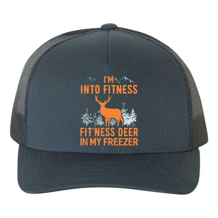 Fitness Deer In My Freezer Shirts Deer Hunting Yupoong Adult 5-Panel Trucker Hat