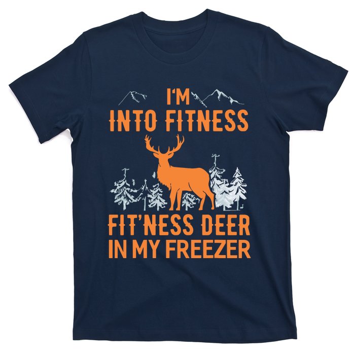 Fitness Deer In My Freezer Shirts Deer Hunting T-Shirt