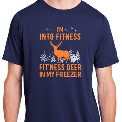 Fitness Deer In My Freezer Shirts Deer Hunting Adult ChromaSoft Performance T-Shirt