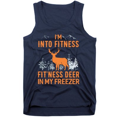 Fitness Deer In My Freezer Shirts Deer Hunting Tank Top