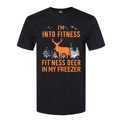 Fitness Deer In My Freezer Shirts Deer Hunting Softstyle CVC T-Shirt