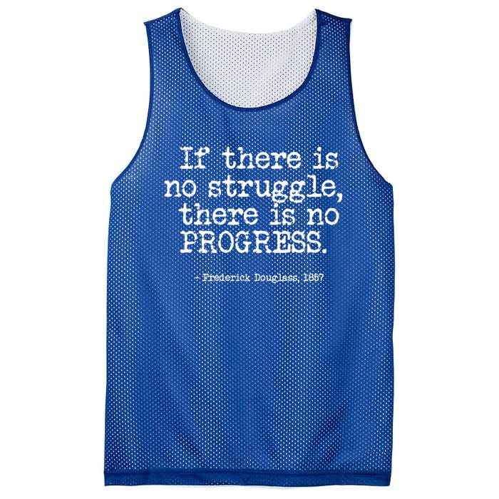 Frederick Douglass Inspirational Quote Gift Black History Month Gift Mesh Reversible Basketball Jersey Tank