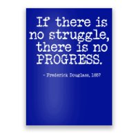 Frederick Douglass Inspirational Quote Gift Black History Month Gift Poster