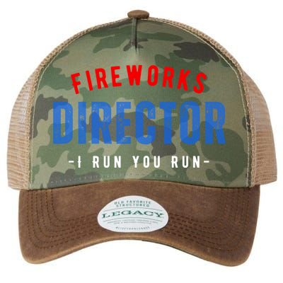 Fireworks Director If I Run You Run Legacy Tie Dye Trucker Hat