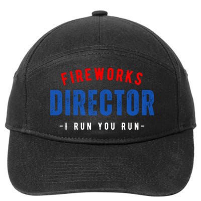 Fireworks Director If I Run You Run 7-Panel Snapback Hat