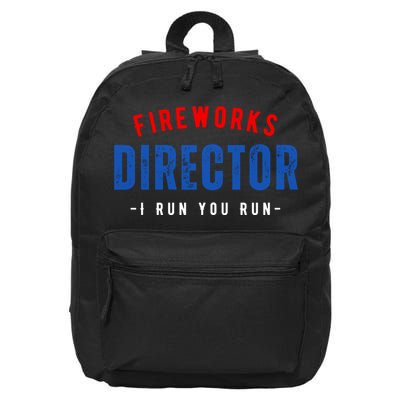 Fireworks Director If I Run You Run 16 in Basic Backpack