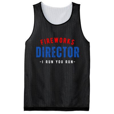 Fireworks Director If I Run You Run Mesh Reversible Basketball Jersey Tank