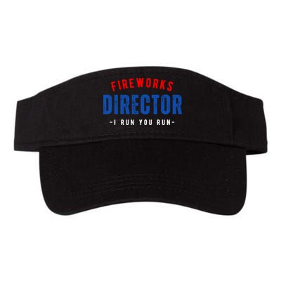 Fireworks Director If I Run You Run Valucap Bio-Washed Visor