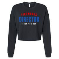 Fireworks Director If I Run You Run Cropped Pullover Crew