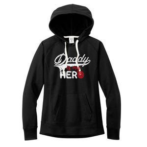 Firefighter Daddy Is My Hero Gift For Fire Son Daughter Cool Gift Women's Fleece Hoodie