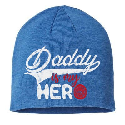 Firefighter Daddy Is My Hero Gift For Fire Son Daughter Cool Gift Sustainable Beanie