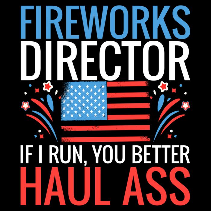 Fireworks Director If I Run You Better Haul Ass 4th Of July Cute Gift Flexfit Unipanel Trucker Cap