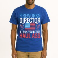 Fireworks Director If I Run You Better Haul Ass 4th Of July Cute Gift Tall T-Shirt