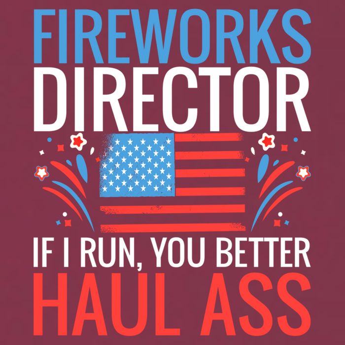 Fireworks Director If I Run You Better Haul Ass 4th Of July Cute Gift 16oz Travel Tumbler