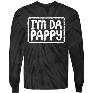 Fathers Day I'M Da Pappy Tees Grandpappy Fathers Day Present Tie-Dye Long Sleeve Shirt